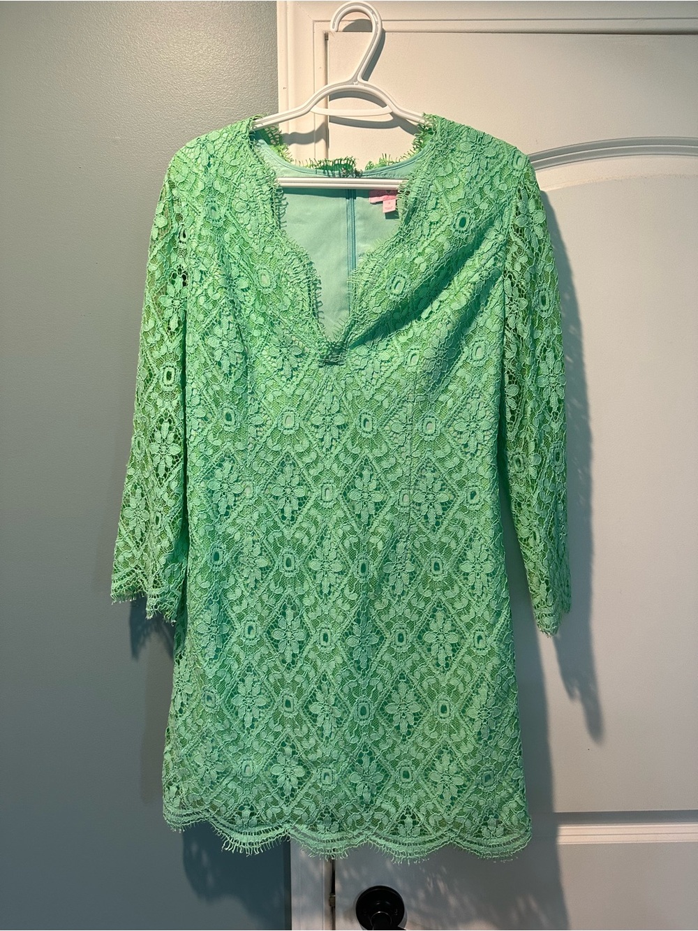 Lilly Pulitzer Mint Green Lace Mini Dress
